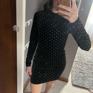 NWT velvet stud dress